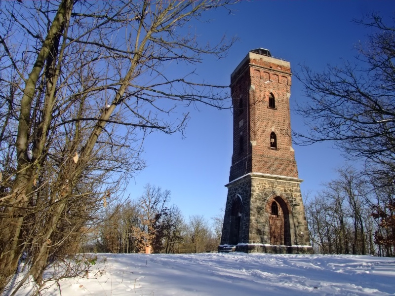 der Mosentum auf dem Eisenberg an der Talsperre P&ouml;hl