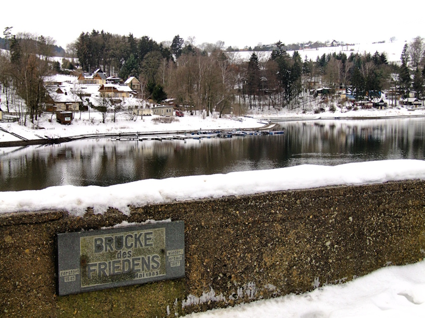 Saalburg Br&uuml;cke des Friedens