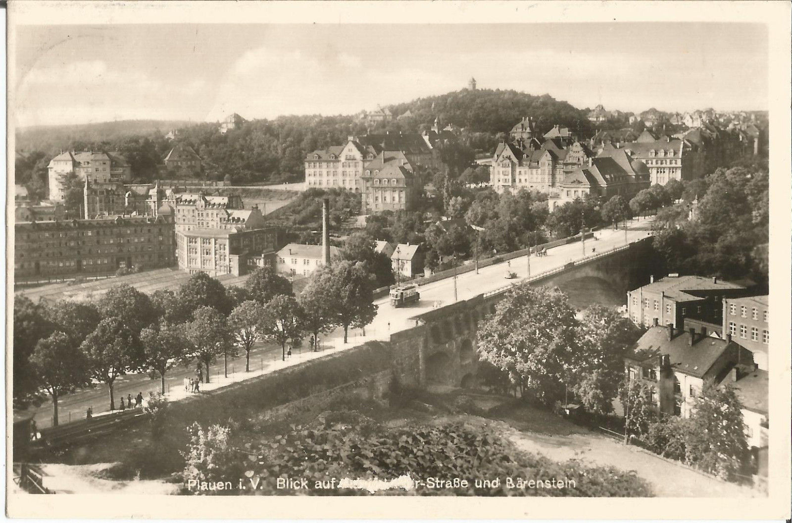 Plauen, Blick von katholischer Kirche