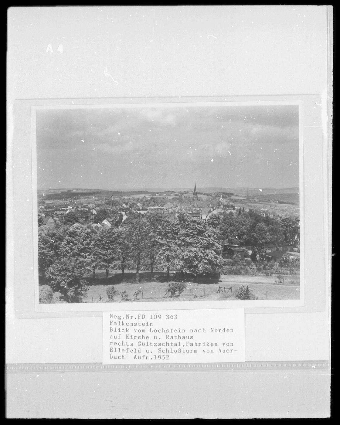 Falkenstein, Blick vom Lochstein