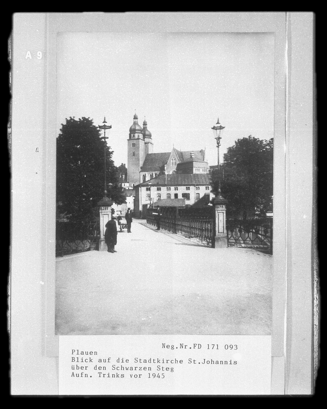 Plauen, schwarzer Steg