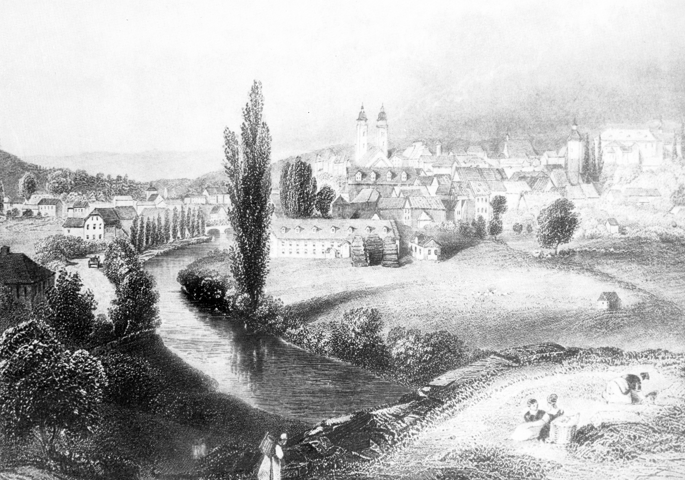 Plauen vom Gericht aus 1860